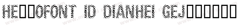 hellofont id dianhei gej字体下载字体转换